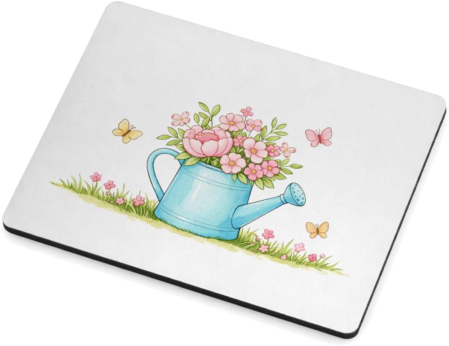 Mr Cadeautjes MDF magnetische fotolijst 9 x 7 - design Een vrolijke seizoensgroet met een centraal object dat groei | cadeau Wit