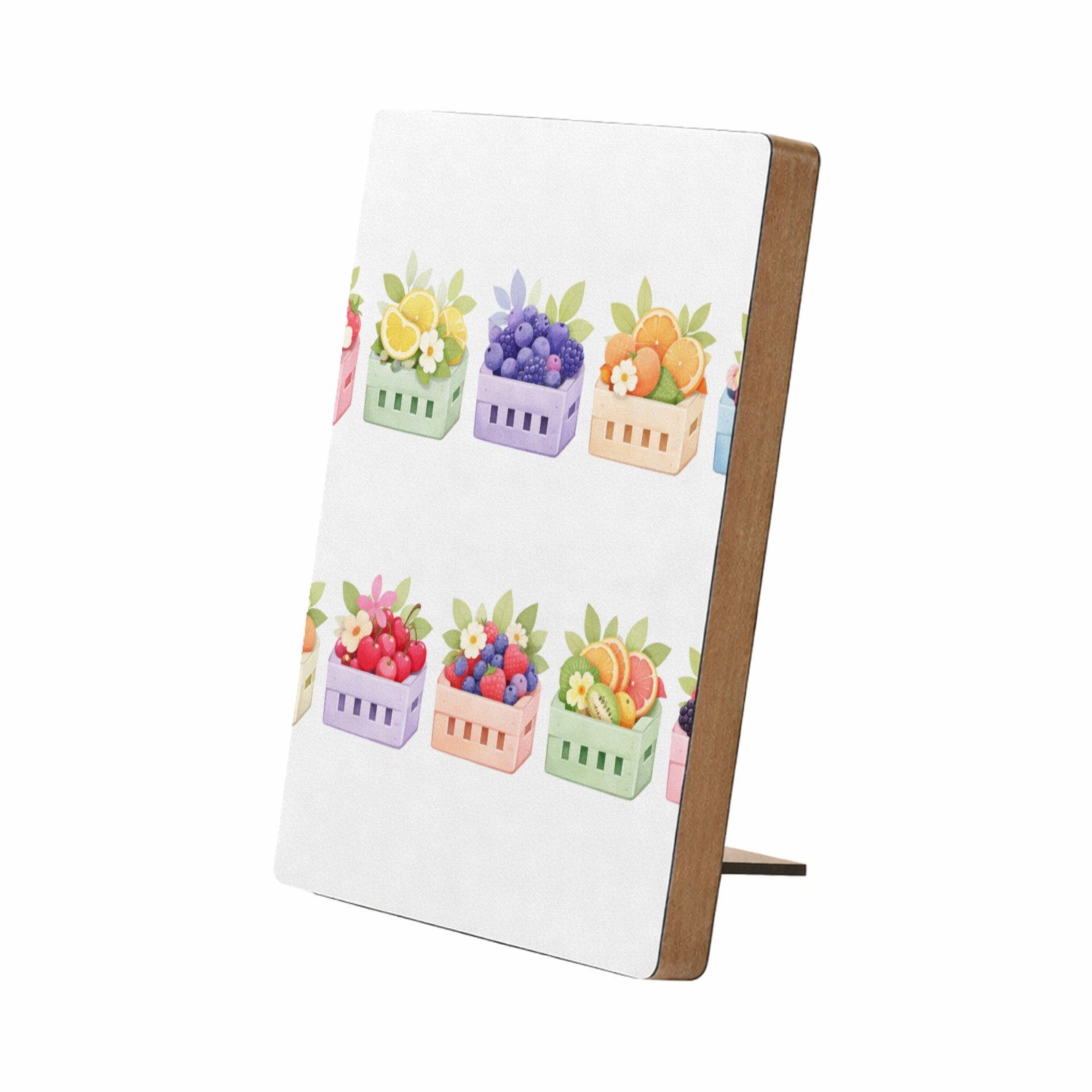 Mr Cadeautjes Glasframe/MDF 12,7 x 17,8 - design Een verfijnde reeks seizoenscomposities met een charmante, c | cadeau Wit