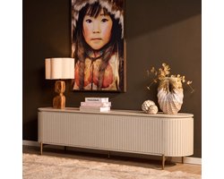 Starfurn - Tv-meubel Solana Zand - Beige - 45x210x55 cm