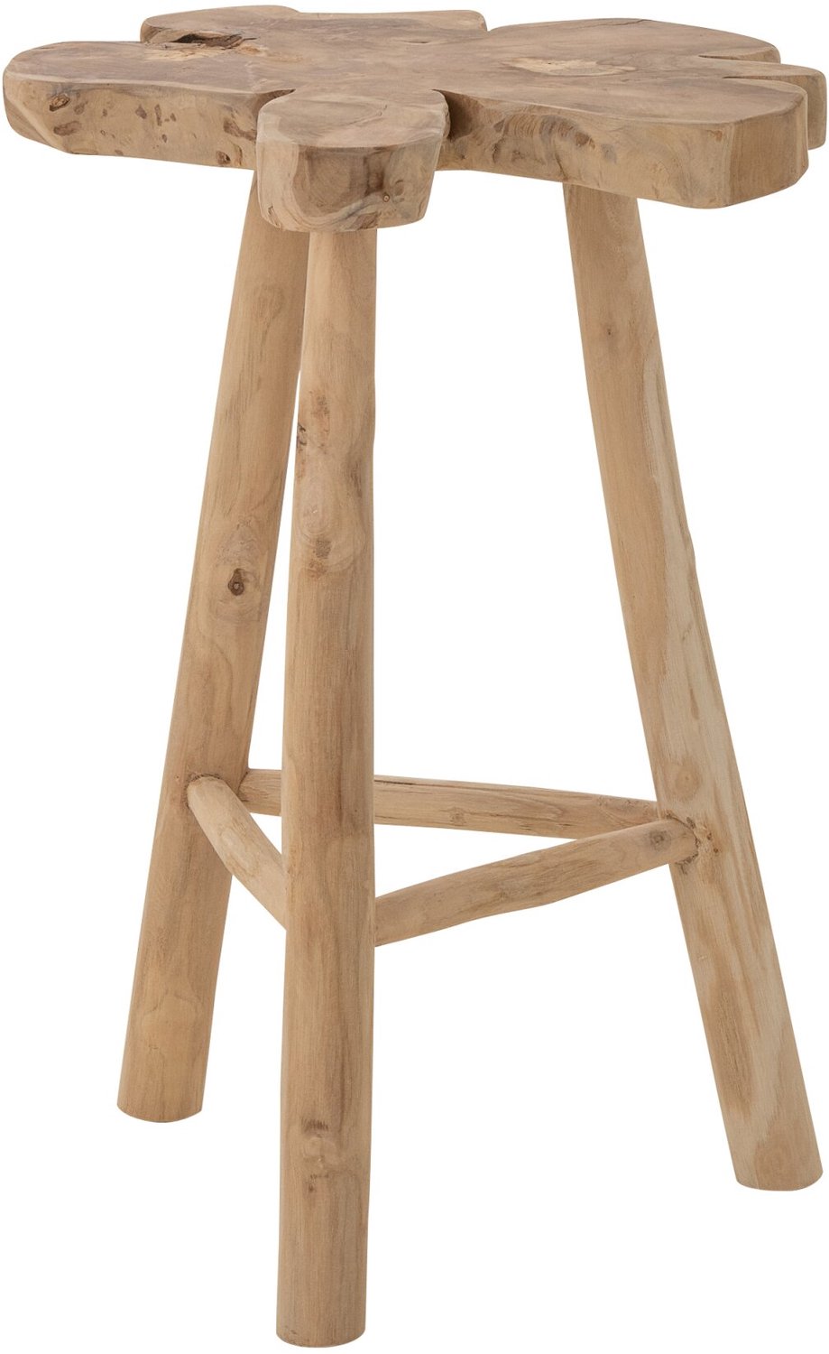 J-Line Bijzettafel Teak Hout Naturel
