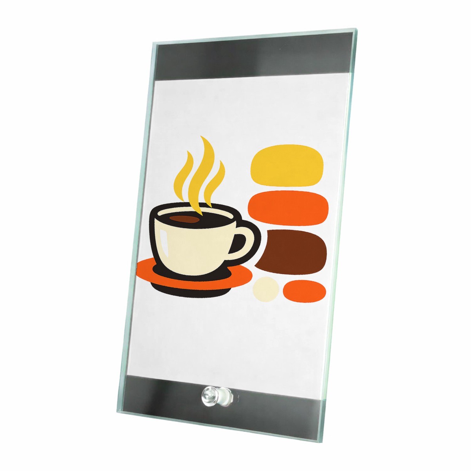 Mr Cadeautjes Glasframe 15 x 23 - design Een speelse quote-compositie met een warme, bemoedigende sfe | cadeau Wit