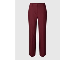 SELECTED WOMEN Slfrita Mw Wide Pant Mel Broeken Dames - Bordeaux - Maat 40