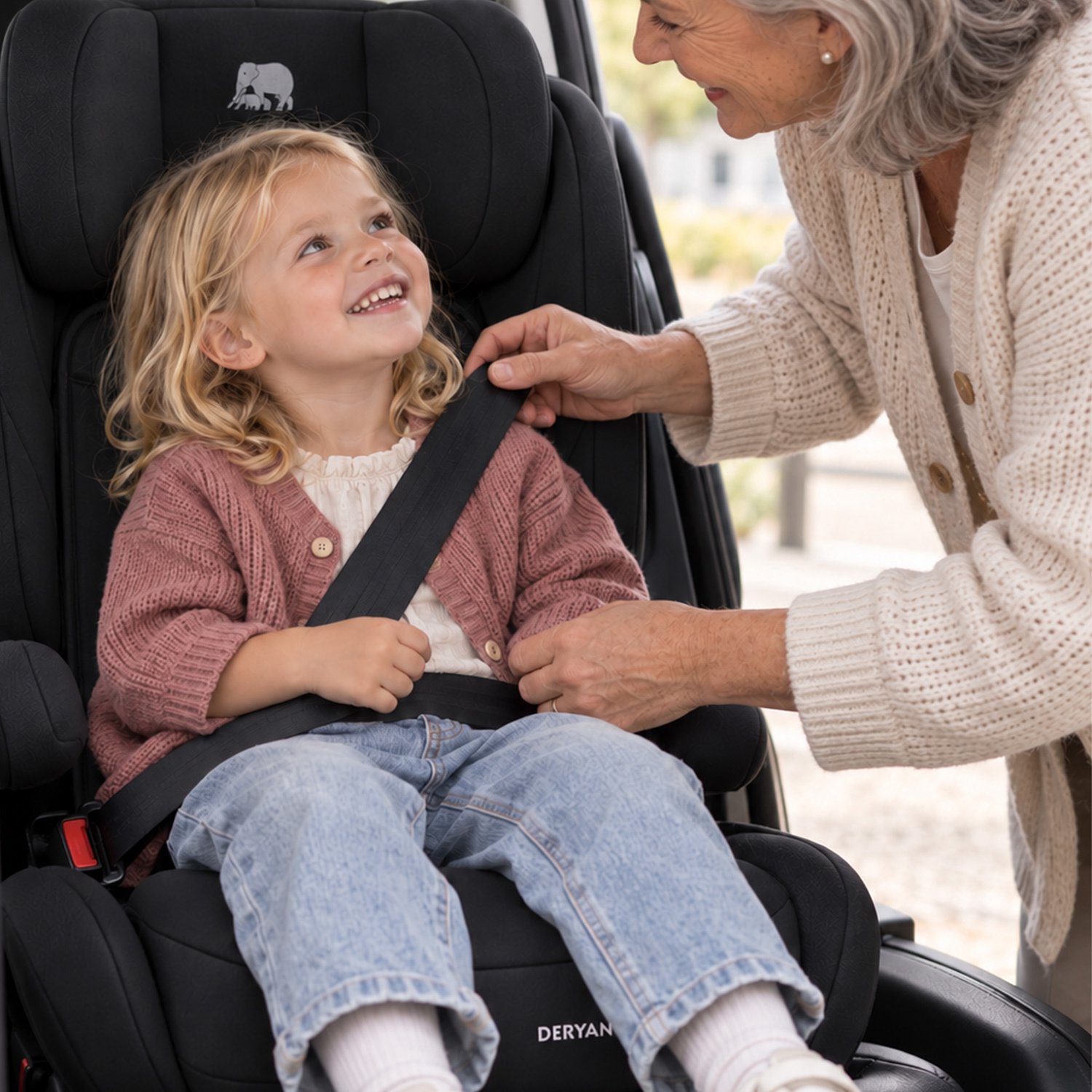 Deryan Charlie Luxe Autostoel i-Size - Isofix - 100 tot 150 cm - Zwart – foto 8
