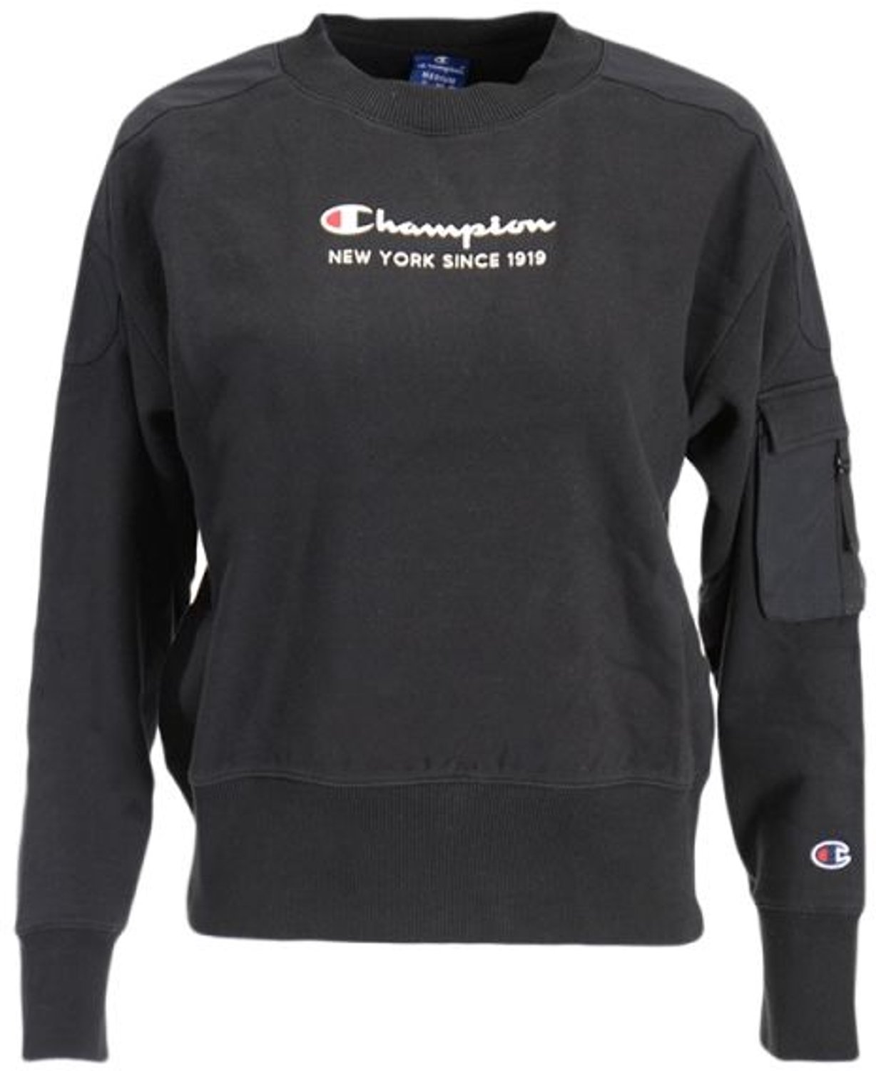 Champion Crewneck Sweatshirt XS Dames Zwart