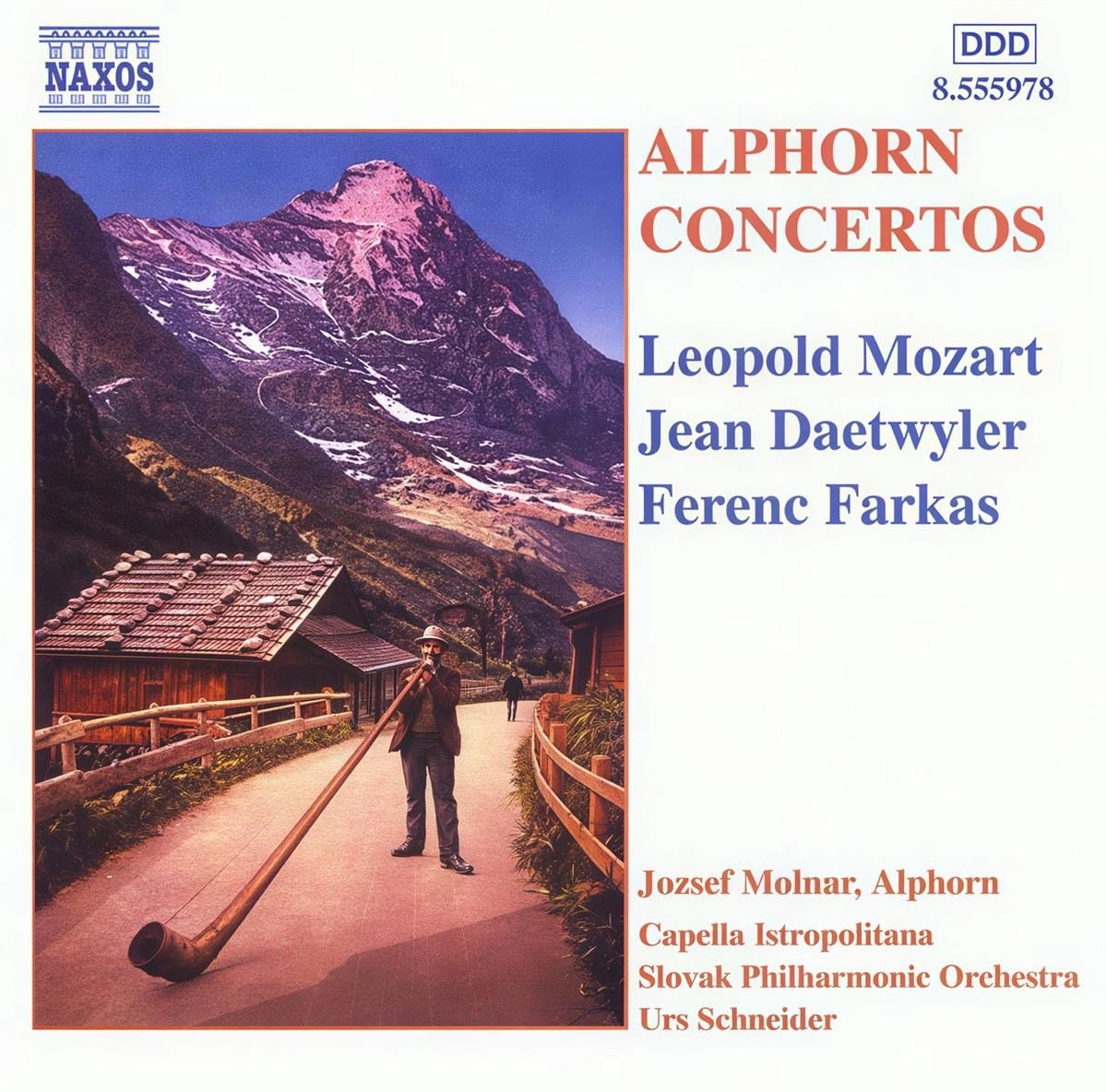 Jozsef Molnar - Alphorn Concertos (CD)