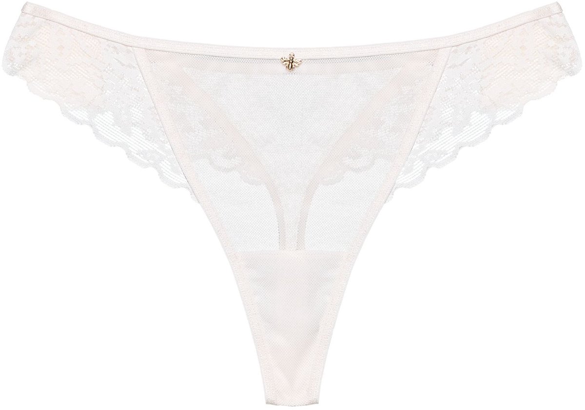 Esotiq Bee - String - Crèmekleurig - XL