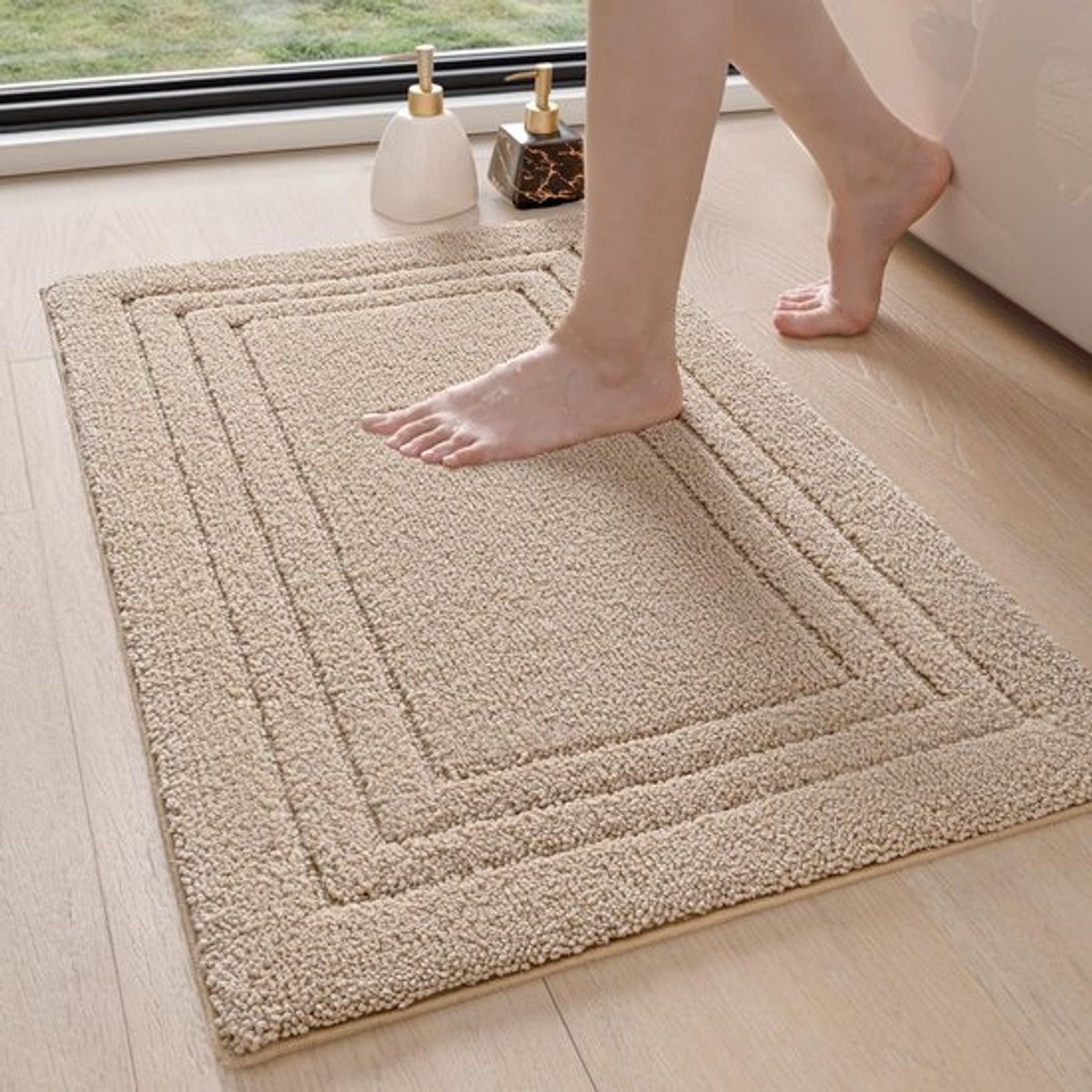 Antislip Badmat 50 x 80 cm - Machinewasbare en Super Absorberende Badkamermat