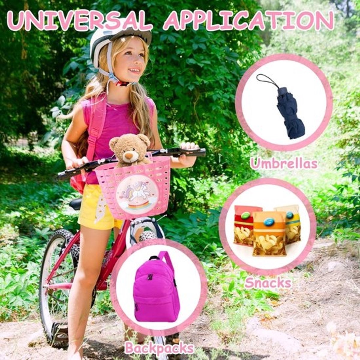 Fietsmand Kinderfiets - Fietsmand - Fietsmand Kind - Fietsmand Jongen - Fietsmand Meisje