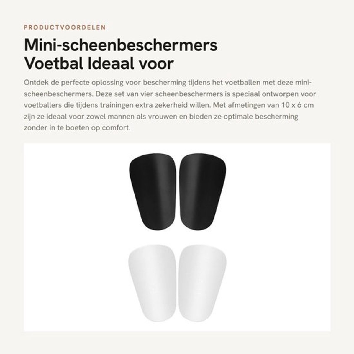 4 stuks Extra Mini Voetbal Scheenbeschermers, 3.9x2.35 inch Comfortabele Kleine Voetbal Scheenbeschermers Beschermende Apparatuur voor Alle Leeftijden Jongens Meisjes Vrouwen Mannen Dragen met Grip