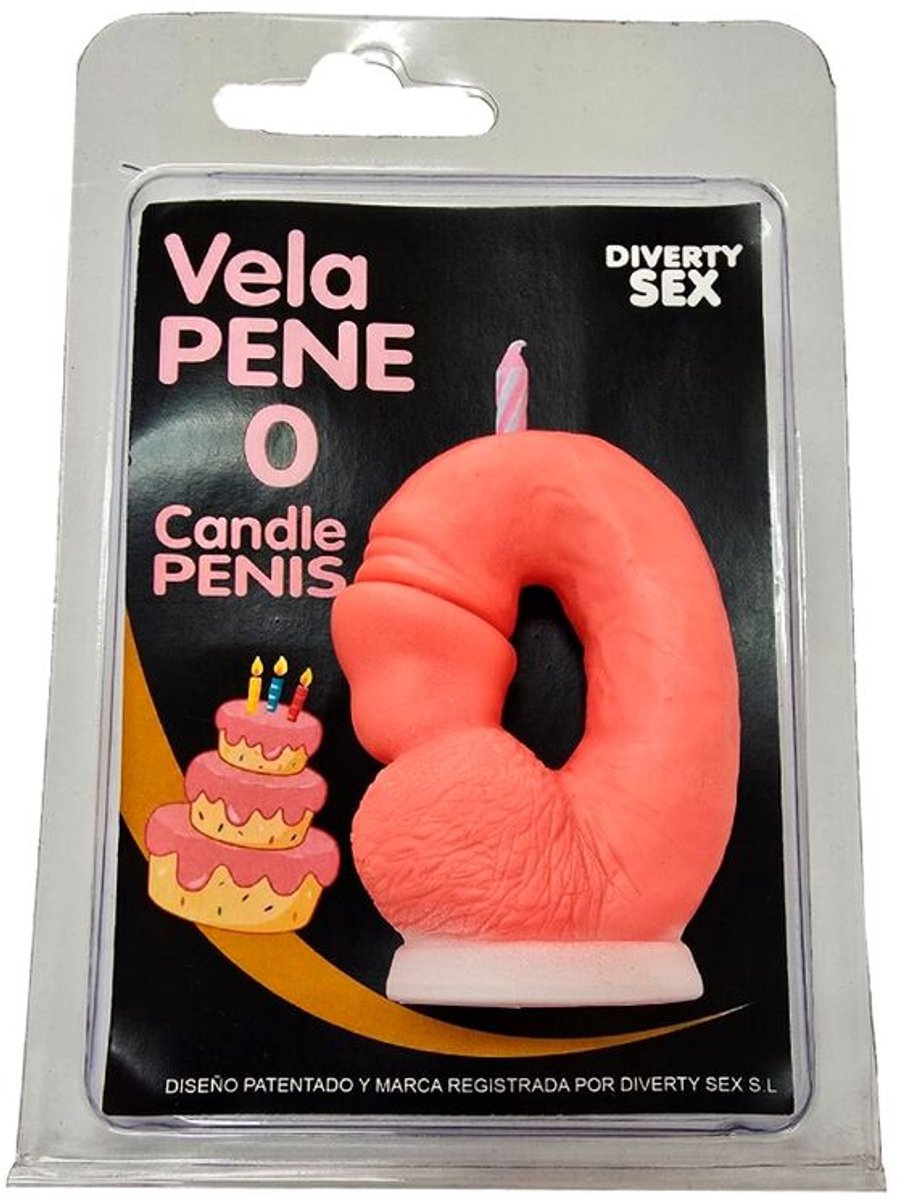Roze Penis Vormige Decoratiekaars