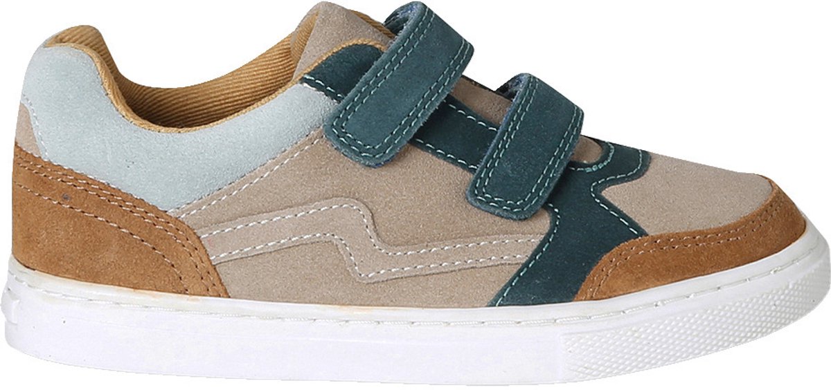 Vertbaudet Leren jongenssneakers met klittenband