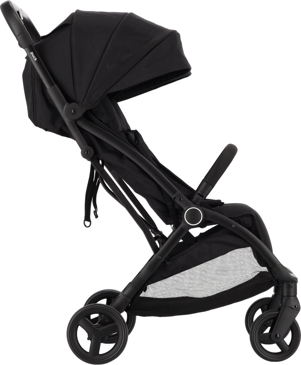 Puck Tweelingbuggy Compact - Nicky - Zwart
