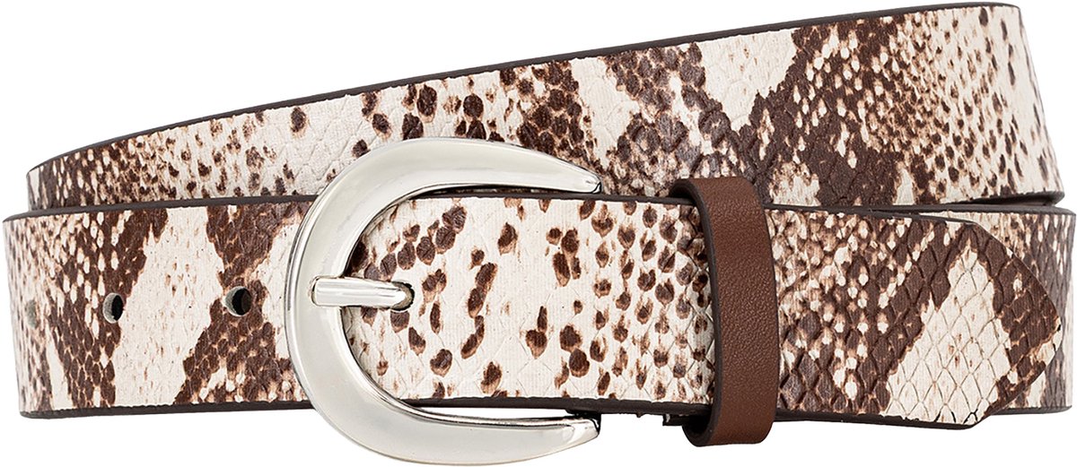 LINDENMANN dames leren riem - bruin