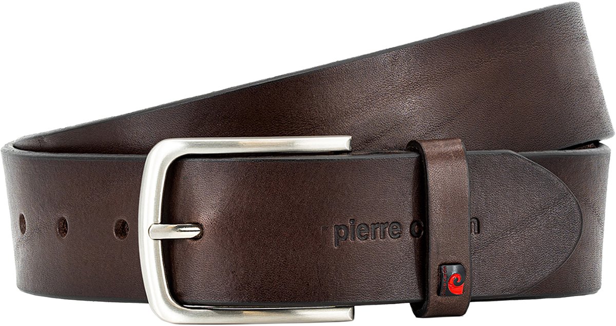 PIERRE CARDIN leren heren riem - bruin