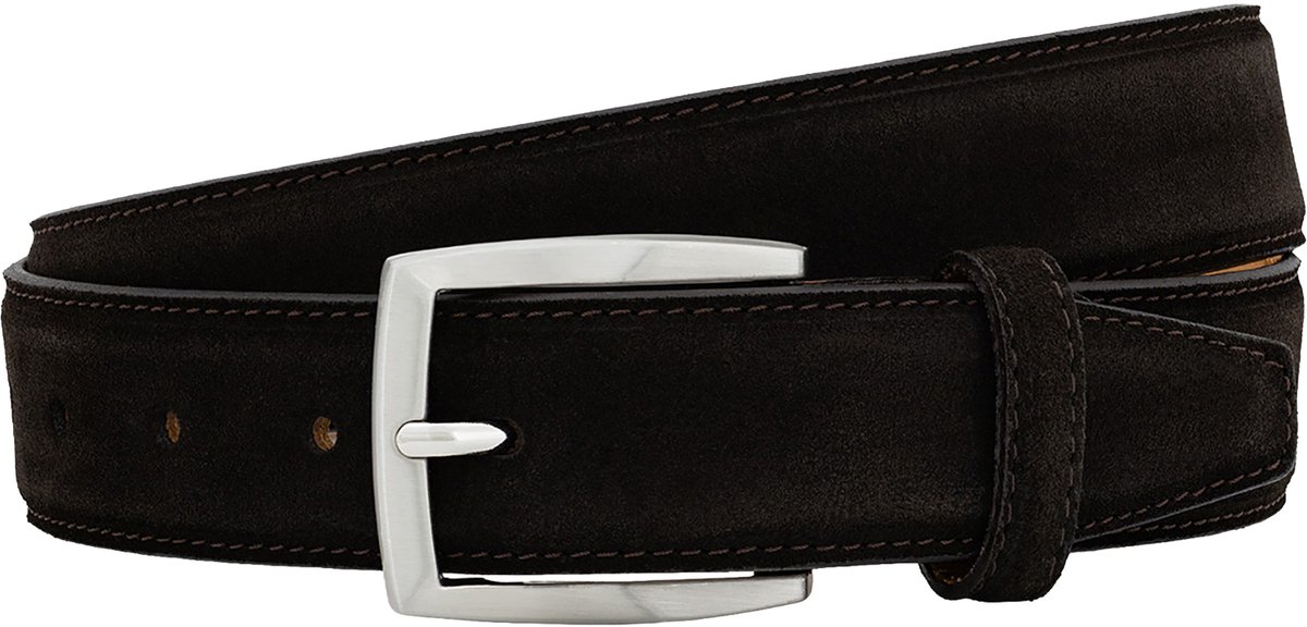 LINDENMANN leren heren riem - bruin