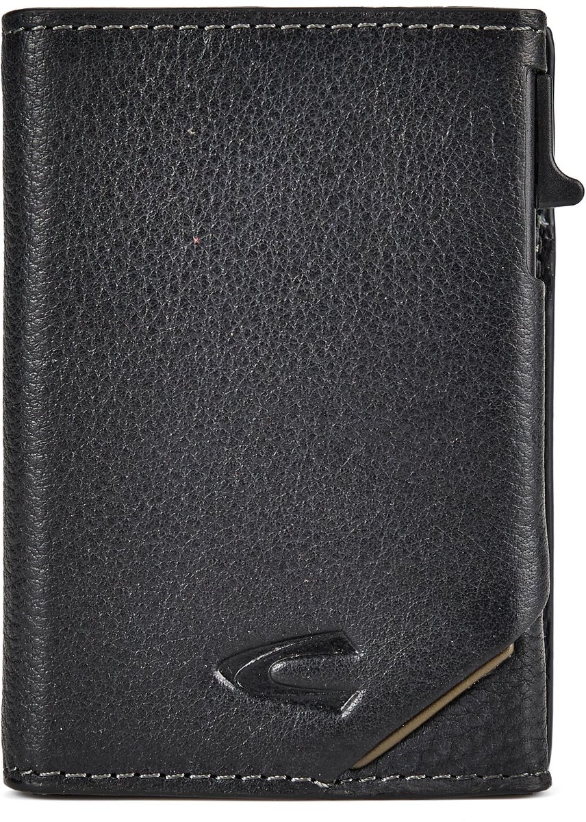 camel active kaarthoes Ray Credit Card Slider Black zwart
