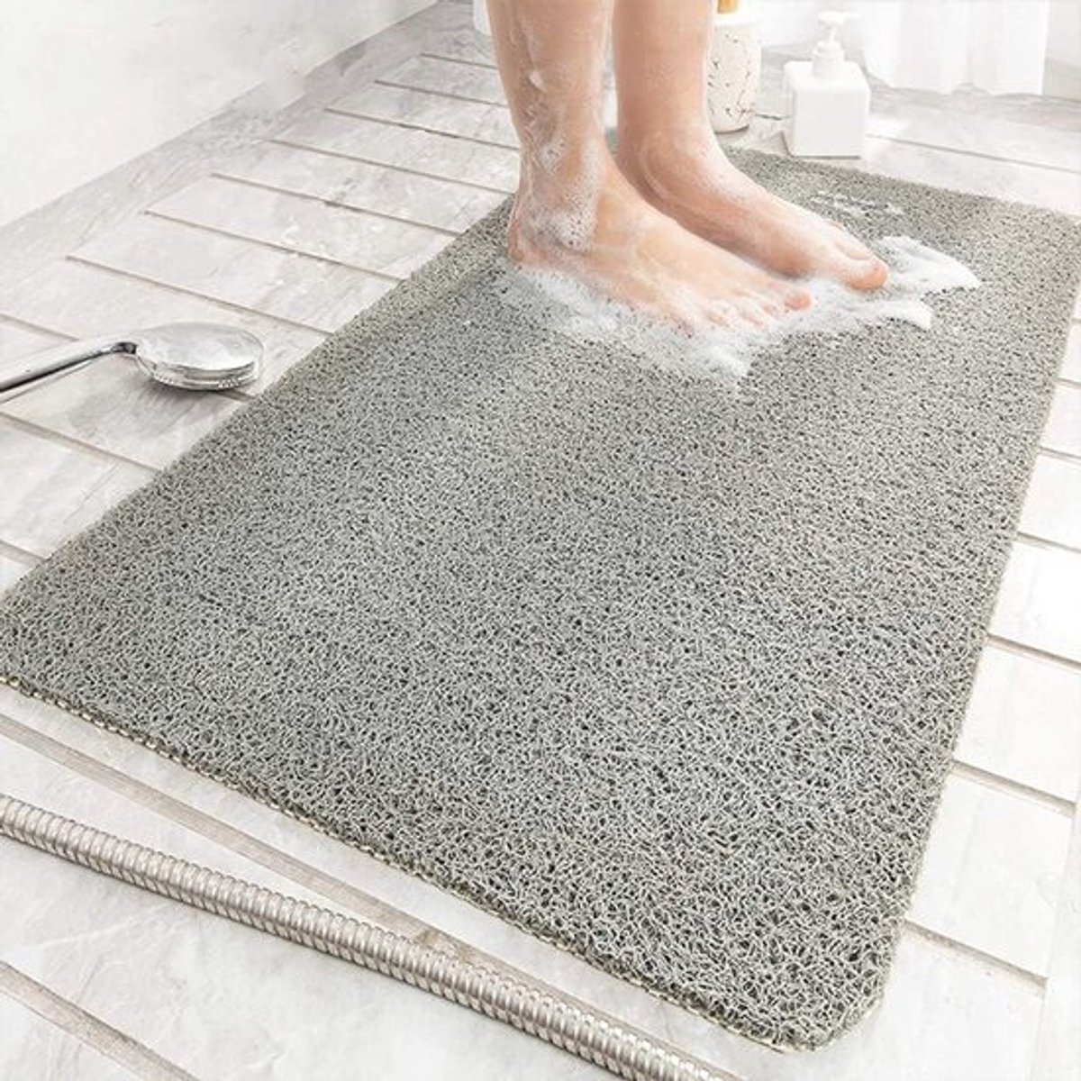 Antislip Douchemat 60 x 90 cm - Zachte en Duurzame PVC Badmat voor Badkamer