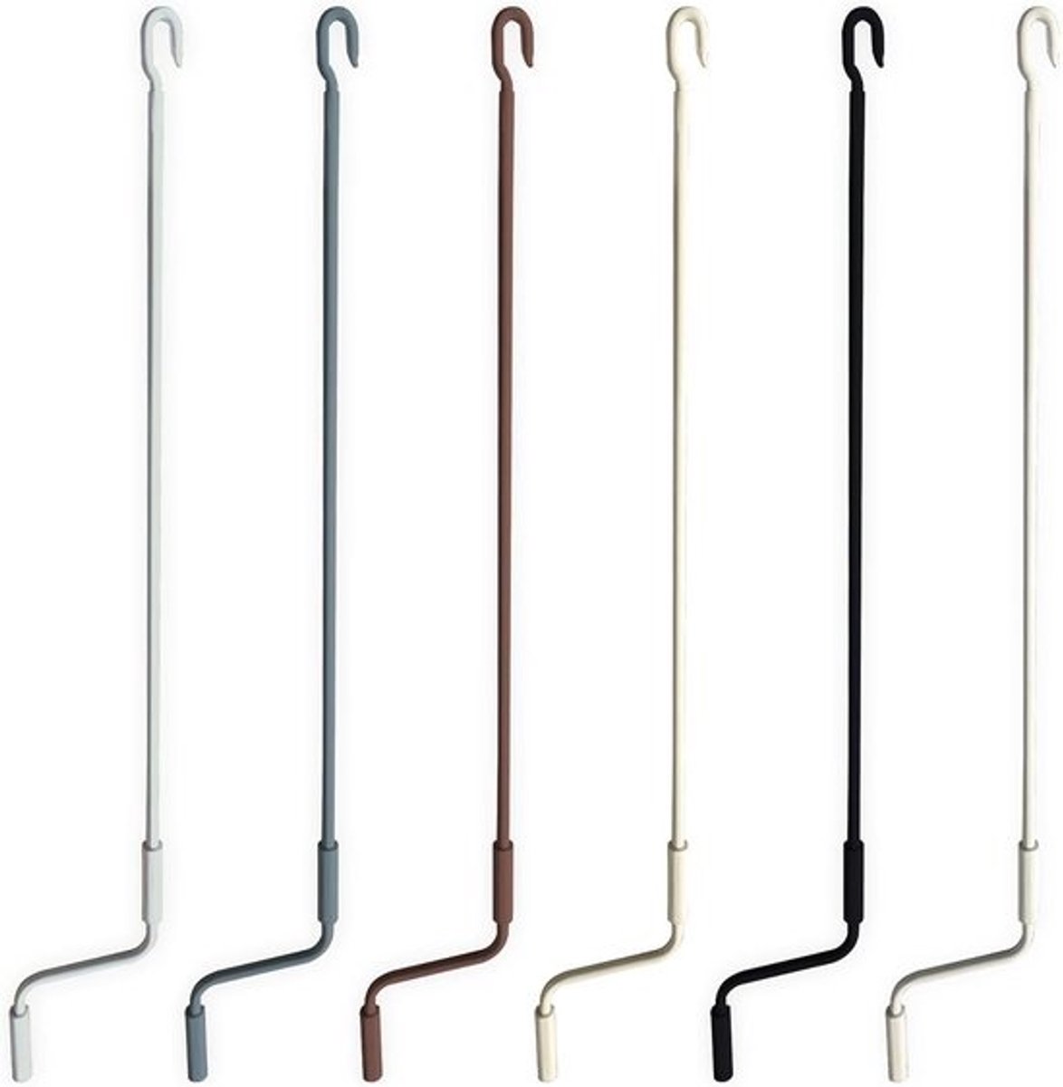 Bedieningsstang voor Zonneschermen van Gegalvaniseerd Staal - Ergonomische Handgreep, Diameter 1,5 cm, Lengte 100-250 cm