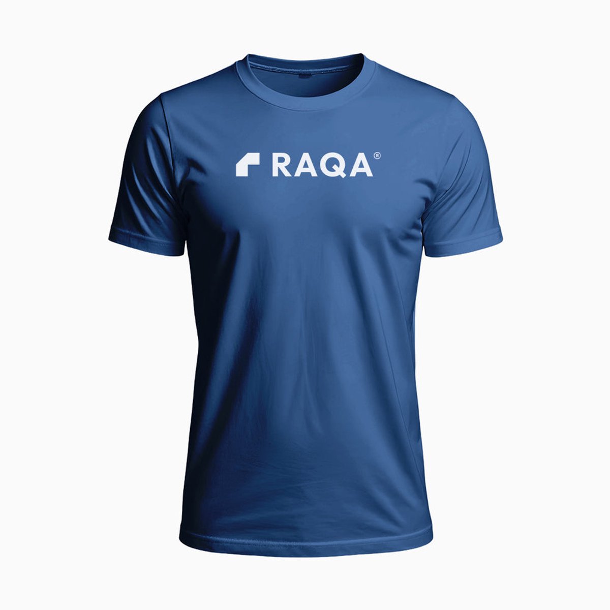 Raqa ® Padel Shirt - Veloz - Sportshirt - Tennis shirt - Fitness shirt - Heren - Sneldrogend Sportshirt - Ademend - Lichtgewicht - S - Blauw