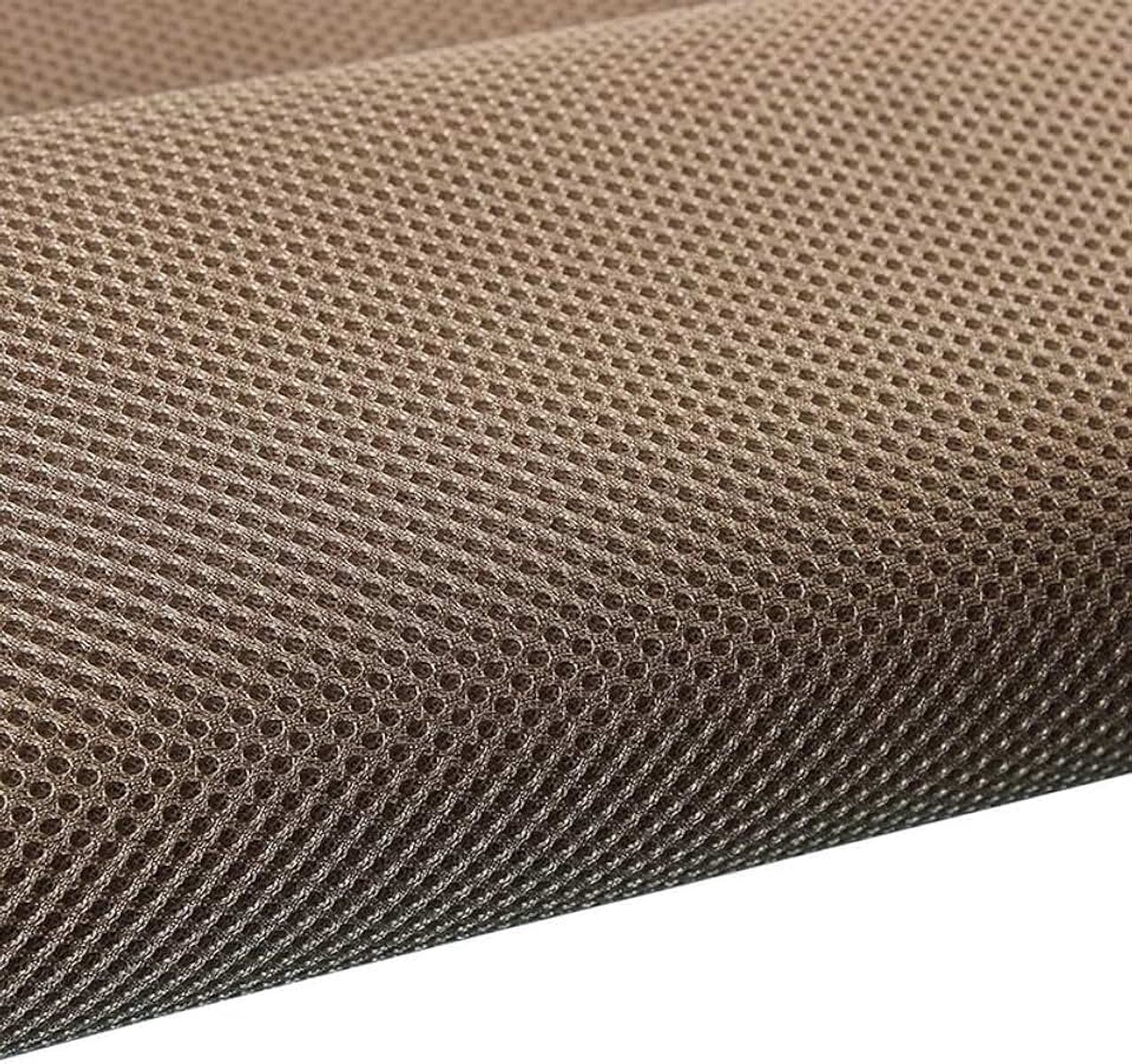 1MX1.6M Ademend Sandwich Mesh Drie Lagen 3D Doek Sandwich Mesh Stof Elastische Mesh Doek Luchtbed Stof Bank Grondstof (Lichte Koffie)