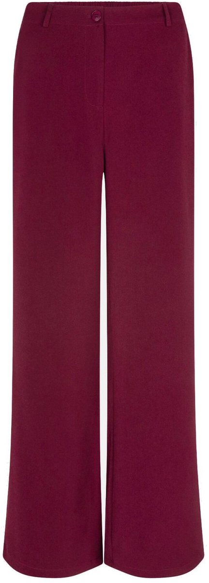 Ydence Broek Pants Solange Tall Fs2663 Burgundy Dames Maat - S