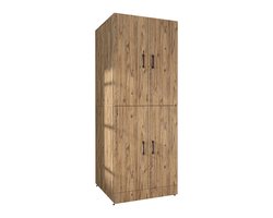 Roomart DORA-II Wasmachine Ombouwkast 70x186 cm - Eiken