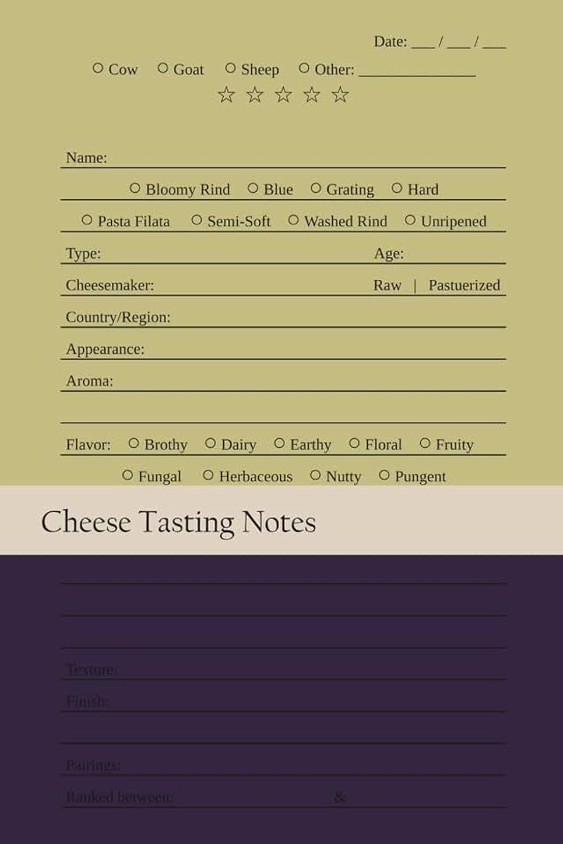 Cheese Tasting Notes