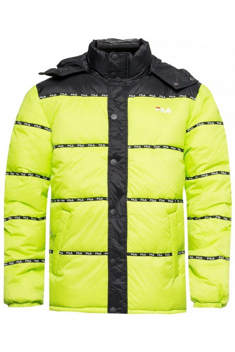 Fila en Tatsuji Puff Jacket S Heren Geel