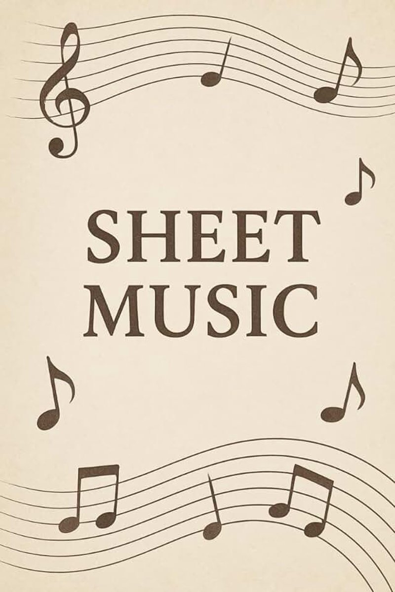 Book for Recording Melodies, Chords, and Musical Inspiration, Composition Book, 150 Pages
