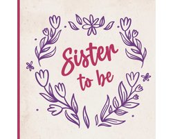 Schwester werden mit diesem schönen Notizbuch im quadratischen Format wird der Tochter die Geburt vom Baby angekündigt die Geschenkidee zur Babyverkündung der Geschwister