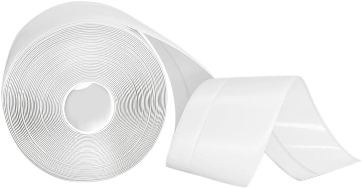 Plint, zelfklevend, 50 x 20 mm, 18 m, pvc, plint zelfklevend, plinten, keukenafsluitstrip voor keuken en badkamer, wit