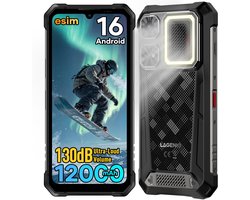 Lagenio Rhino 1 Pro Rugged Phone 24/256 GB – Rugged smartphone – Robuuste telefoon 6.9" – IP69 waterproof en stofdicht - Met Robuuste case - Dual SIM - Mobiel internet en GPS - Android 16 – 12.000 mAh batterij – Waterdichte telefoon - NFC