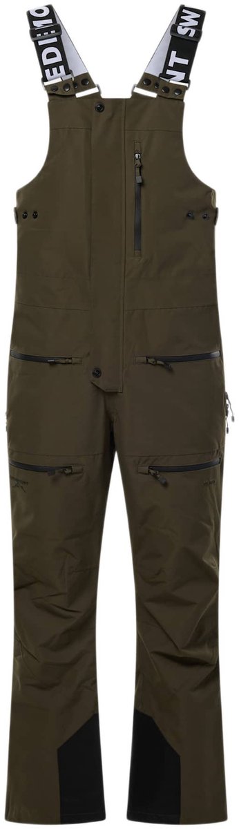 Swedemount Freeride Bib Pants II – Skibroek voor heren – 2XL Olijf