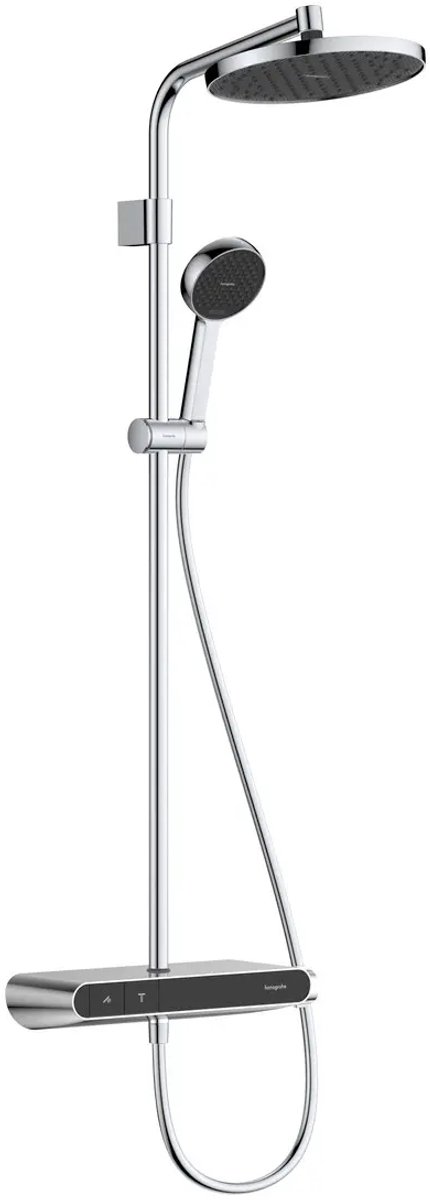 Hansgrohe Showerpipe Activera S 240 1jet - EcoSmart+ m.ShowerTabletSelect 360 chroom, 28639000