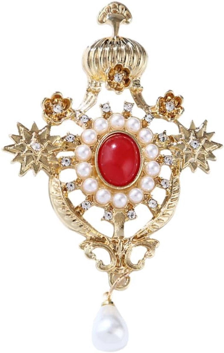 Broches pin voor vrouwen mannen meisjes retro hof parel Corsage Pin delicate accessoire