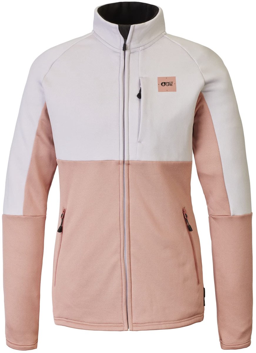 Picture Rommana FZ Fleece Fleecevest Ash Rose Roze