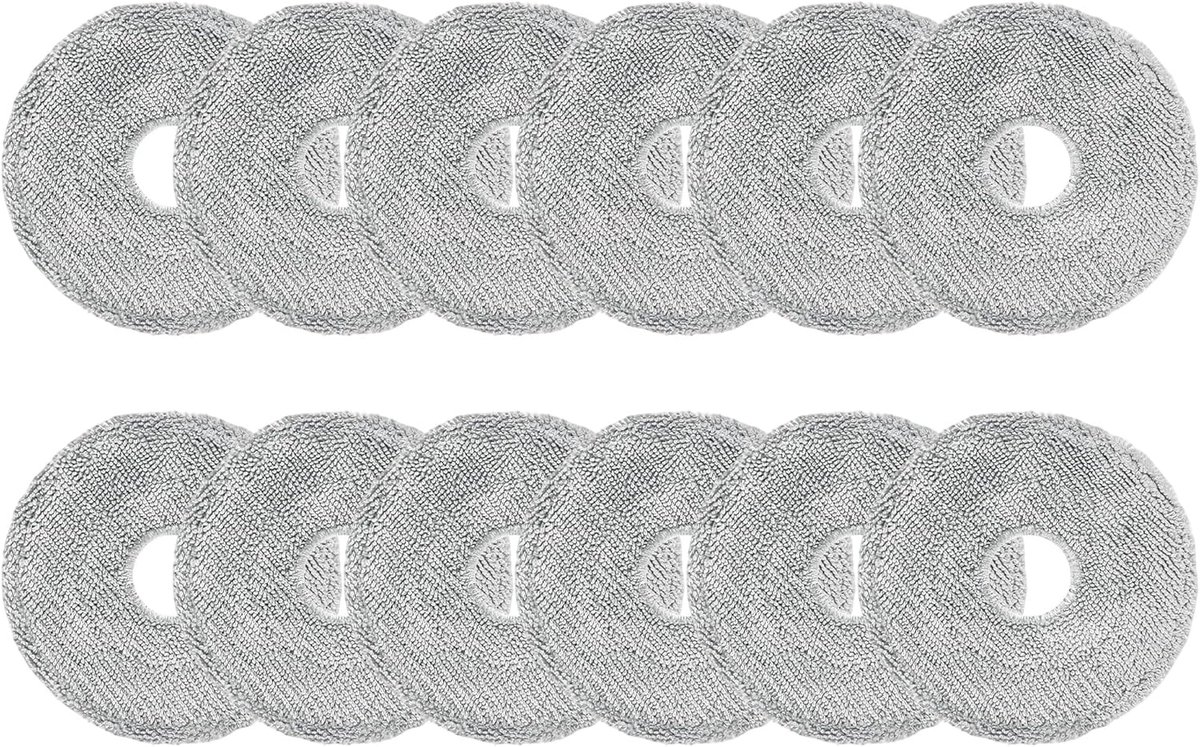 12 stuks doeken X50 / X40 / L20 Ultra Complete, L50 / L40 / X30 / L10 / L10s Pro Ultra, Xiaomi X20 Pro/Max robotstofzuiger