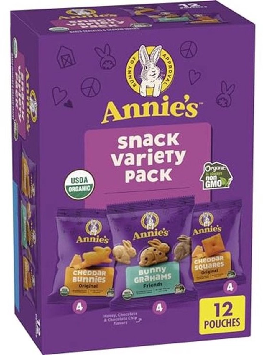 Annie's - Variety Snack Packs - 12 verpakkingen