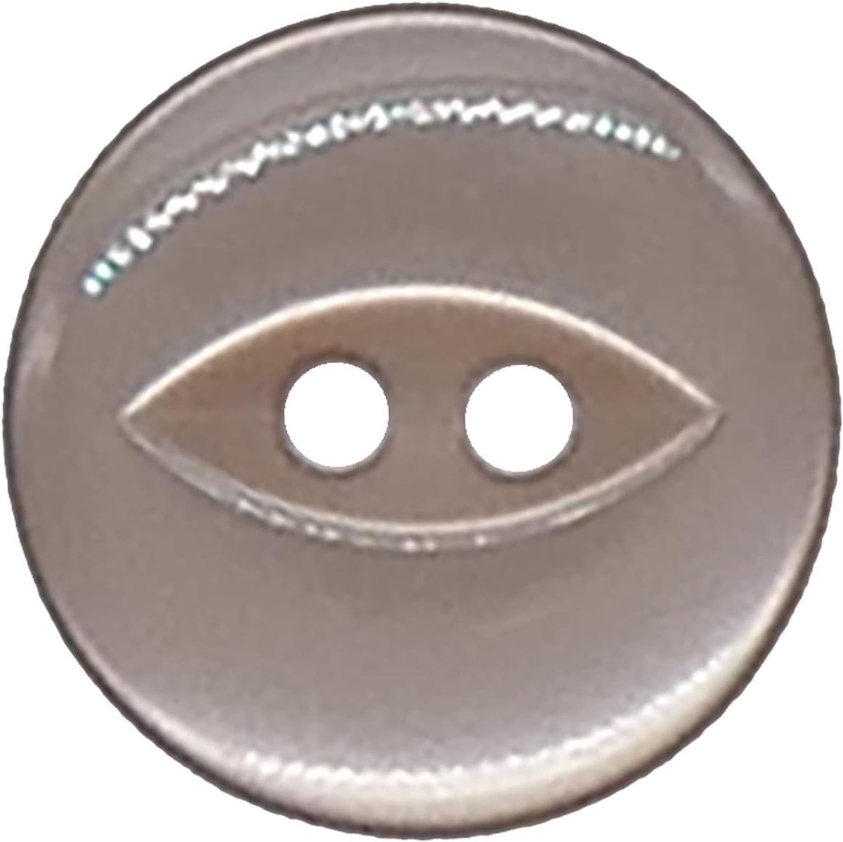 20 Pack Ronde Acryl Fish Eye Knoppen, Baby Knoppen, Naaien, Breien Knoppen - Beige 16mm/26 Lignes