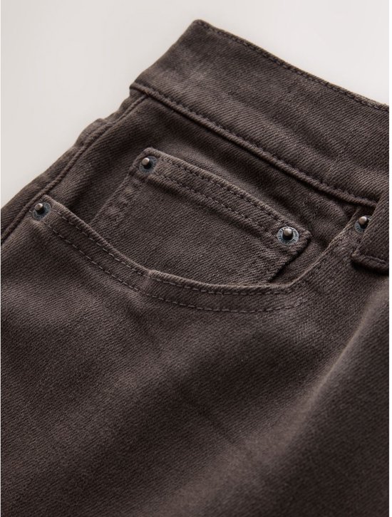 Next - Dames - Nette stretchjeans met halfhoge taille, petite - Petite - Bruin