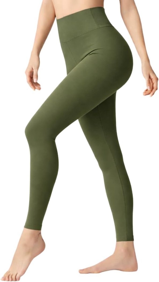 Legging Dames Hoge Taille – Zachte en Rekbare Sportlegging voor Yoga, Fitness en Dagelijks Gebruik