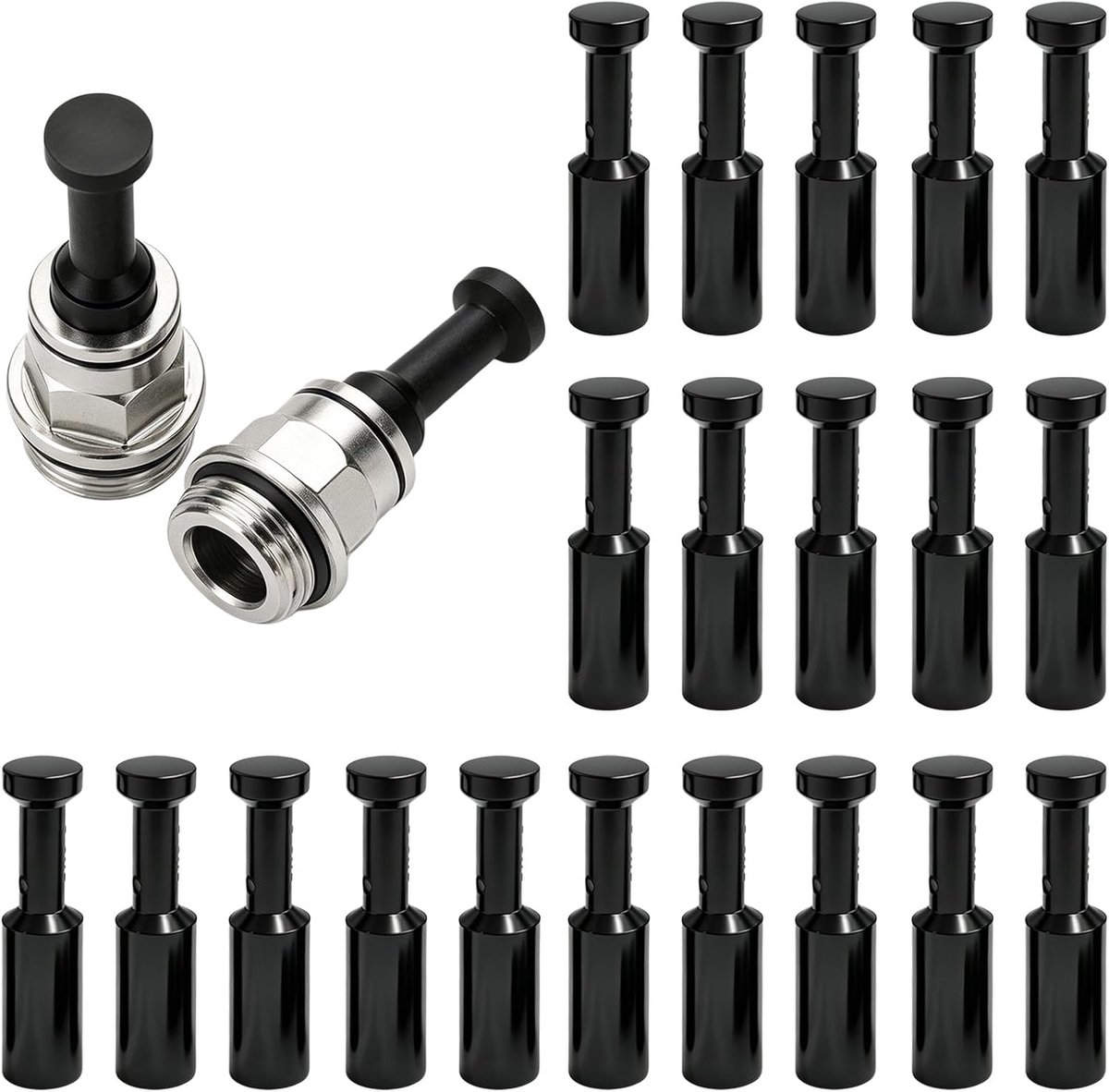 20 stuks pneumatische kogelverbindingen 8 mm, onmiddellijke verbinding van PBT