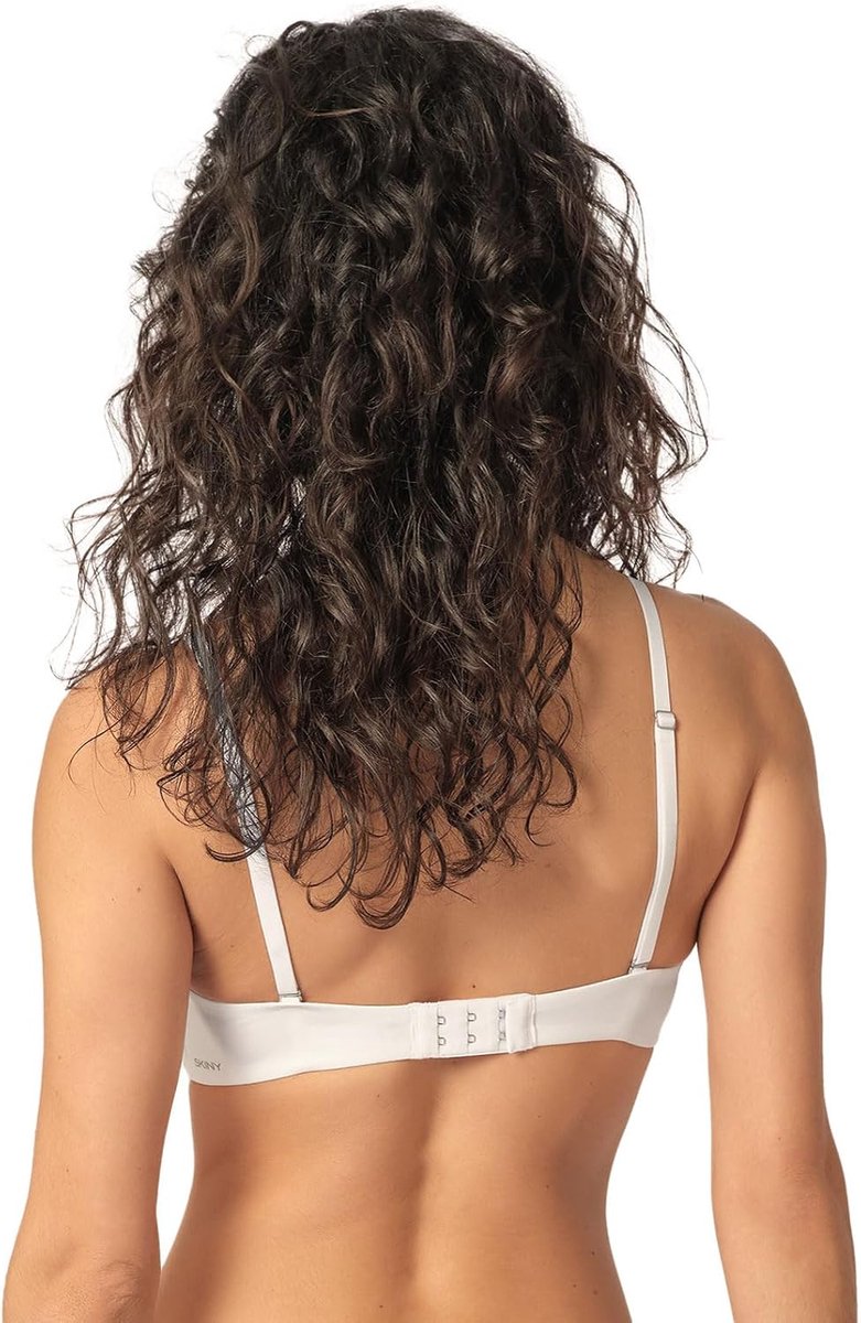 Micro Lovers Multi Schalen Bh Ohne Bügel Draadloze BH voor dames, Weiß, 70C