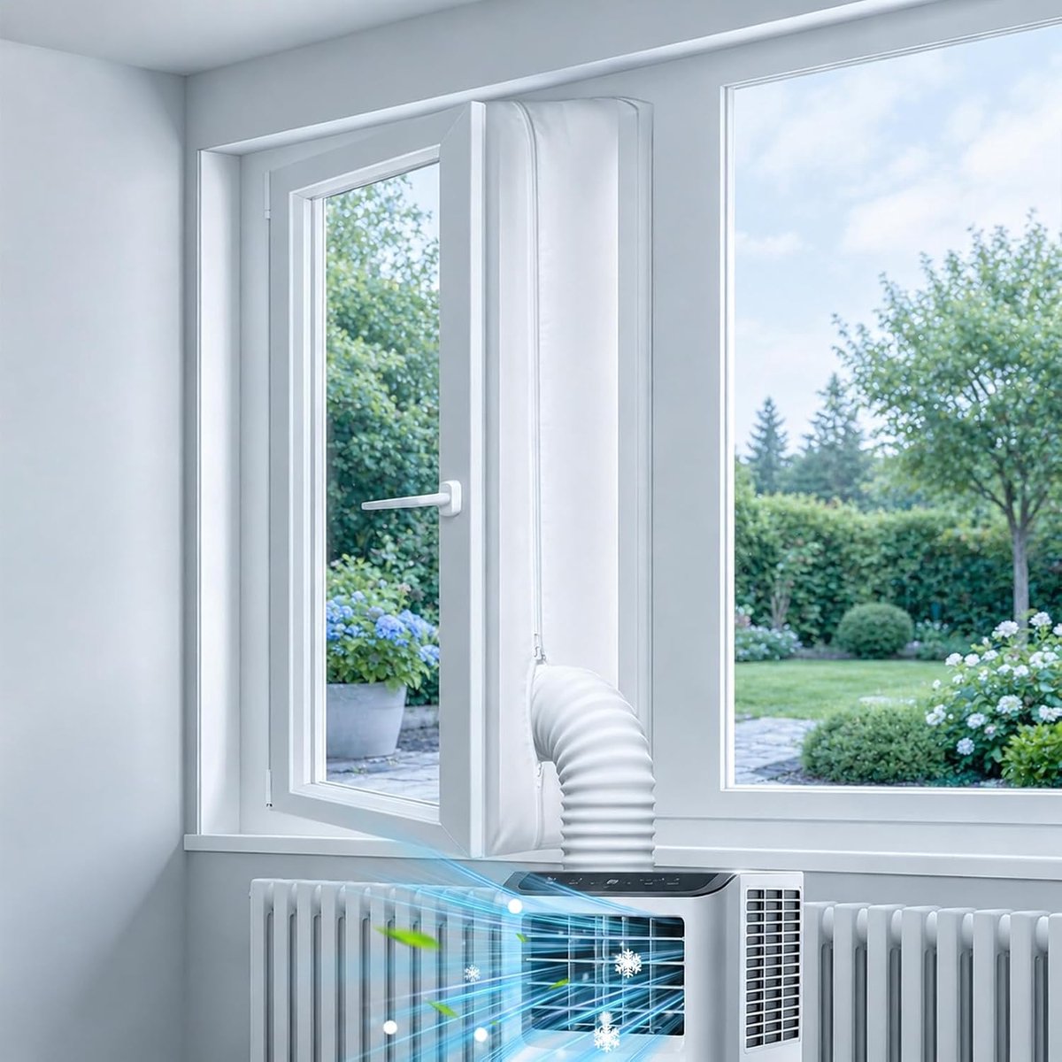 400 cm airconditioning raamafdichting Hot Air Stop geschikt