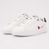 British Knights - Mist Dames sneakers laag - Maat 36 - Wit - Zwart - Hart - Vrouwen schoenen