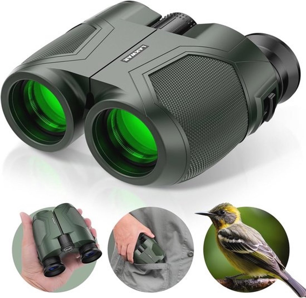 Compacte 12x25 Verrekijker voor Vogels kijken, Theater, Concerten en Sportgames
