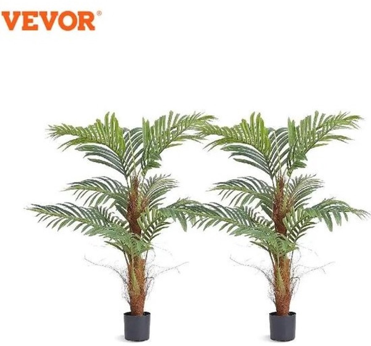 - Kunstplant - Kunstpalm - Kunstboom - Kunstpalmboom - 1,20m - 120cm - voor binnen en buiten