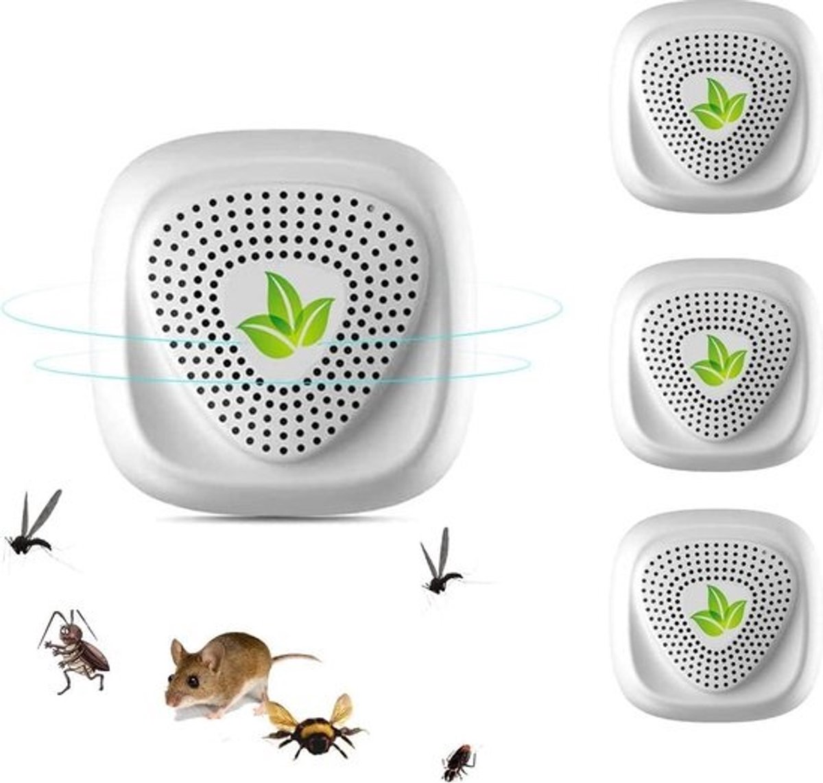 Effectieve Ultrasone Muis en Ratten Anti Muis Elektronische Muggen - Indoor Knaagdieren Afweermiddel | Kakkerlakken | Mieren | Spinnen
