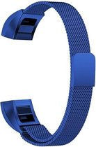 Fitbit Alta (HR) Luxe Milanees bandje |Blauw / Blue| Premium kwaliteit | Size: L | RVS |TrendParts