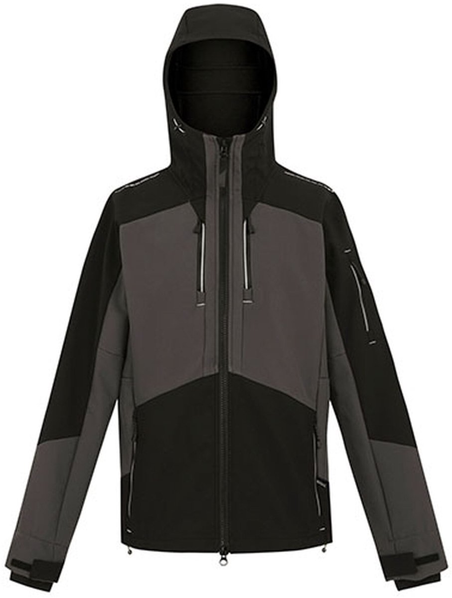 Regatta 4TEX Stretch 3-Layer Softshell Jacket RG745 Slate Zwart